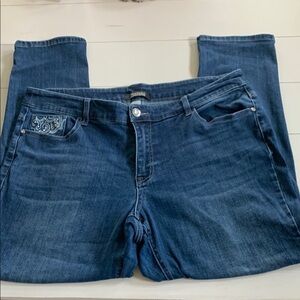 Secrets by David Ve Red Blue Denim Jeans